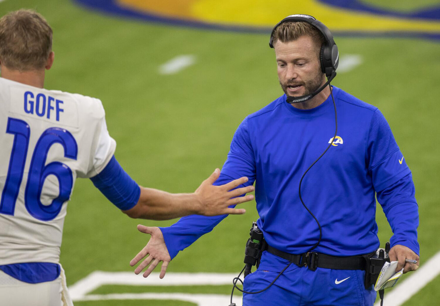 Rams Lions playoff matchup puts Sean McVay Jared Goff drama back