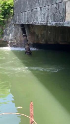 Work continues on collapsed pipe at Pago Bay Bridge