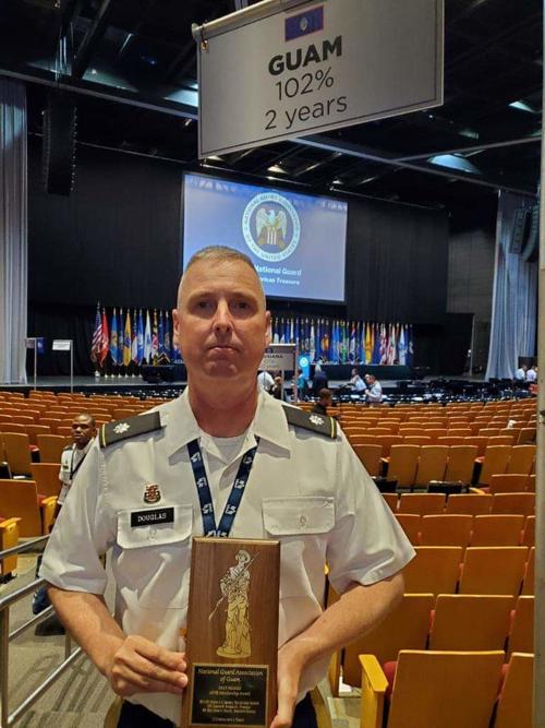 National Guard Association of Guam president recognized