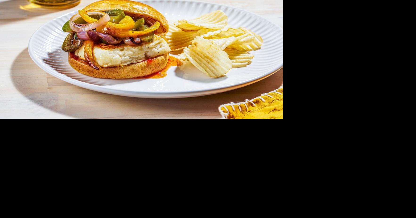 Make halloumi the star of your next vegetarian burger