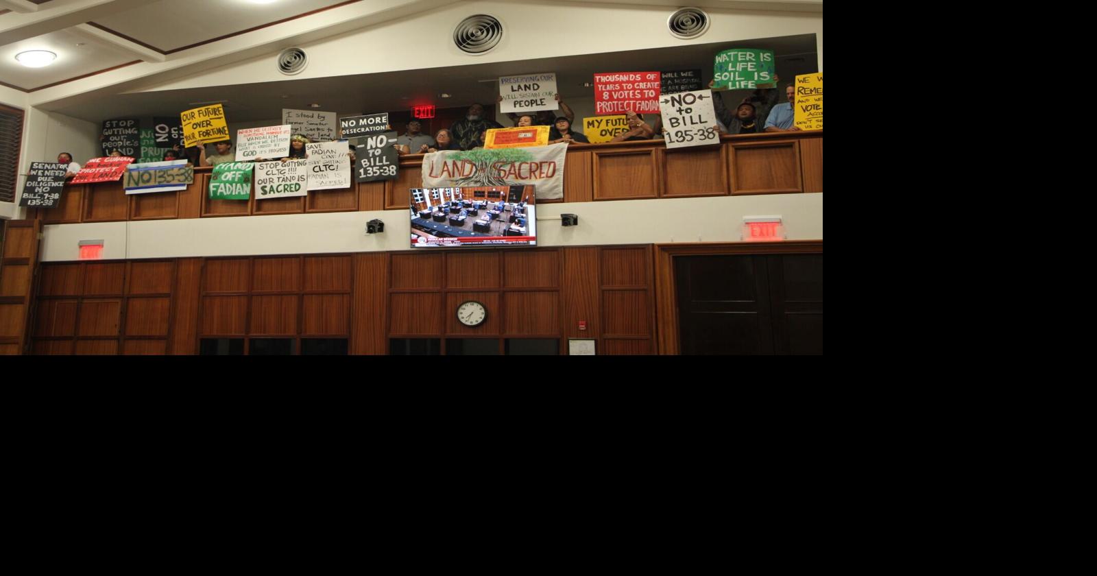 Activists opposing solar, quarry bills cause 'heartfelt disruption'