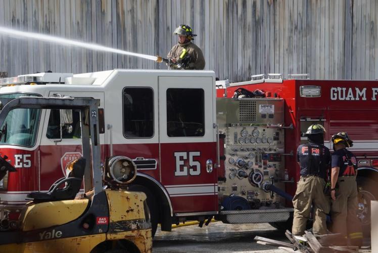 GFD on scene of fire behind General Services Agency | Local News ...