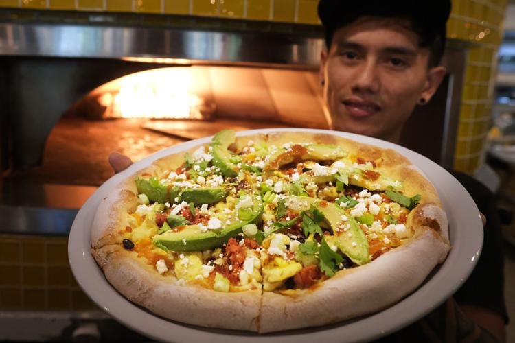 CPK offers breakfast by the plaza