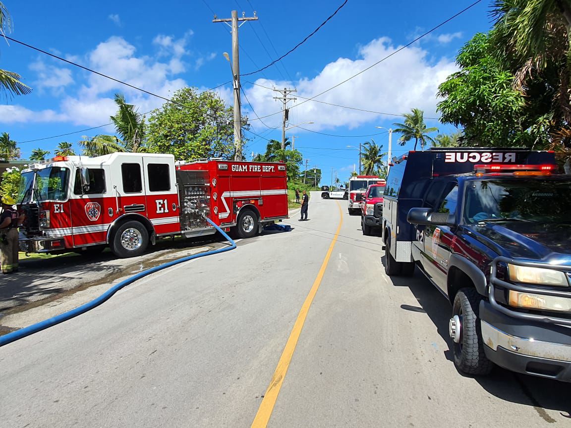 Agana Heights home on fire | Guam News | postguam.com