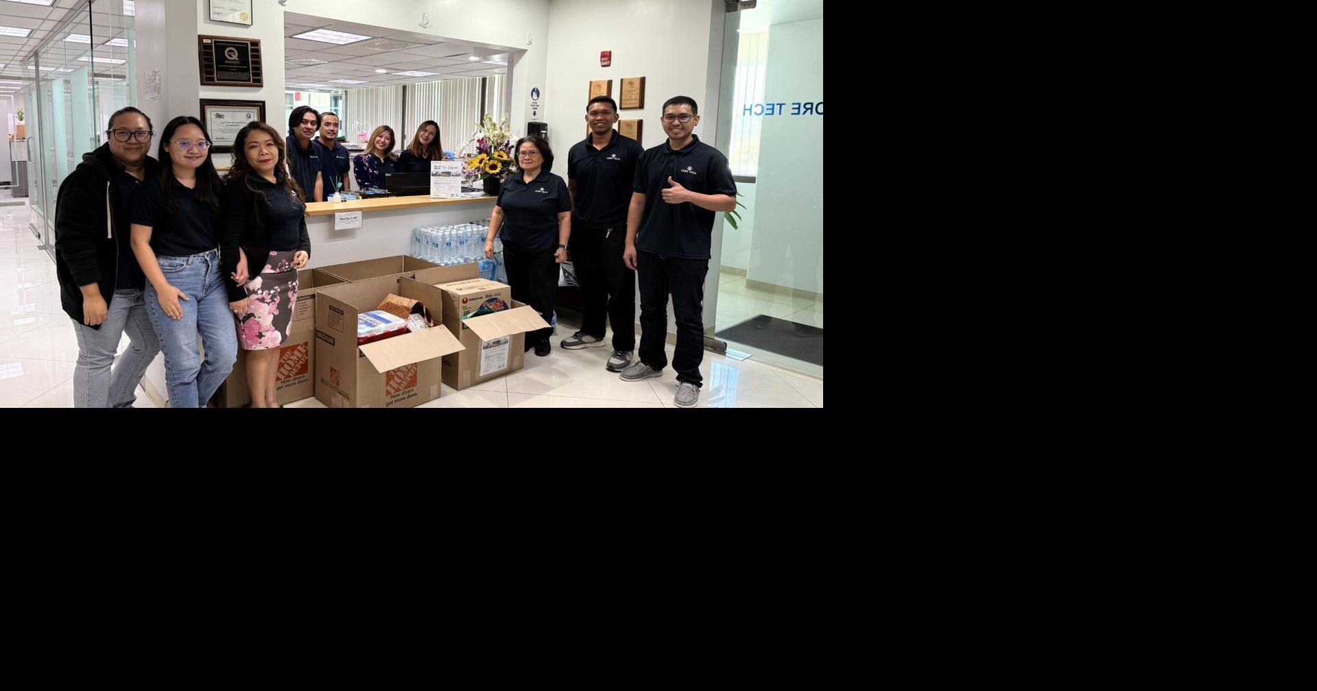 Core Tech provides with a relief drive for Saipan following Super Typhoon Sinlaku
