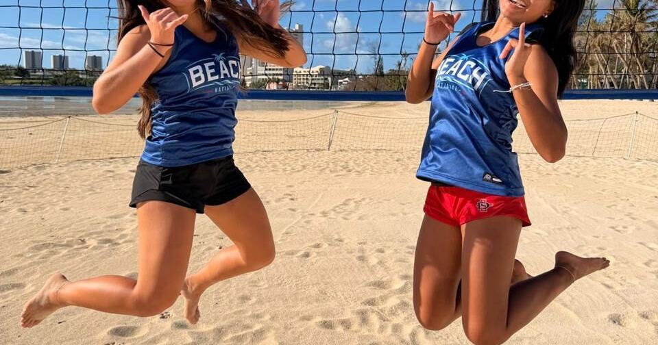 Leon Guerrero y Cassidy representarán a Guam en el Campeonato Mundial de Voleibol de Playa Sub-18 FIVB
