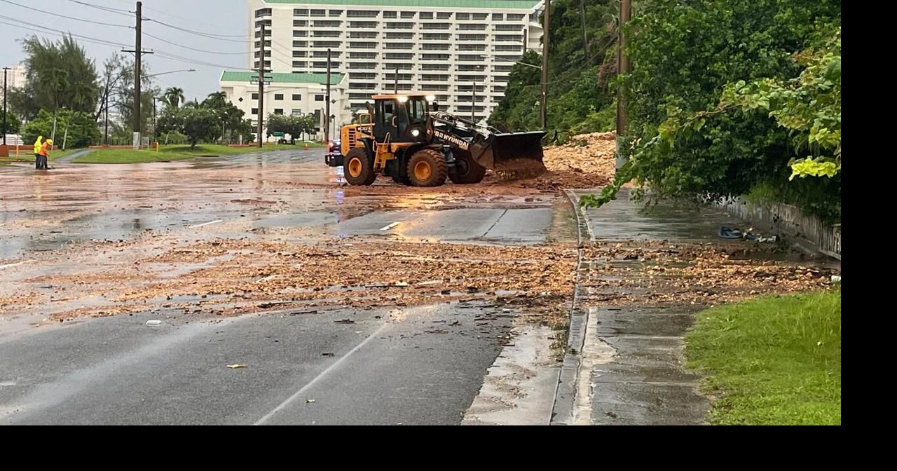 Heavy rains ease as tropical disturbance weakens, moves away from Guam