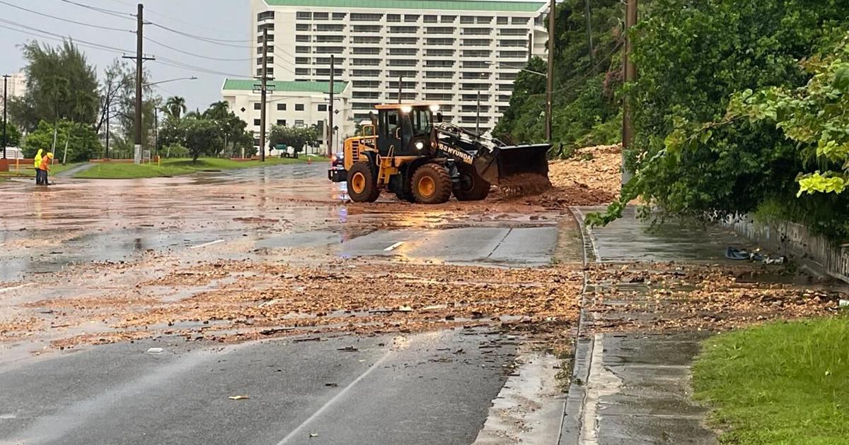 Heavy rains ease as tropical disturbance weakens, moves away from Guam