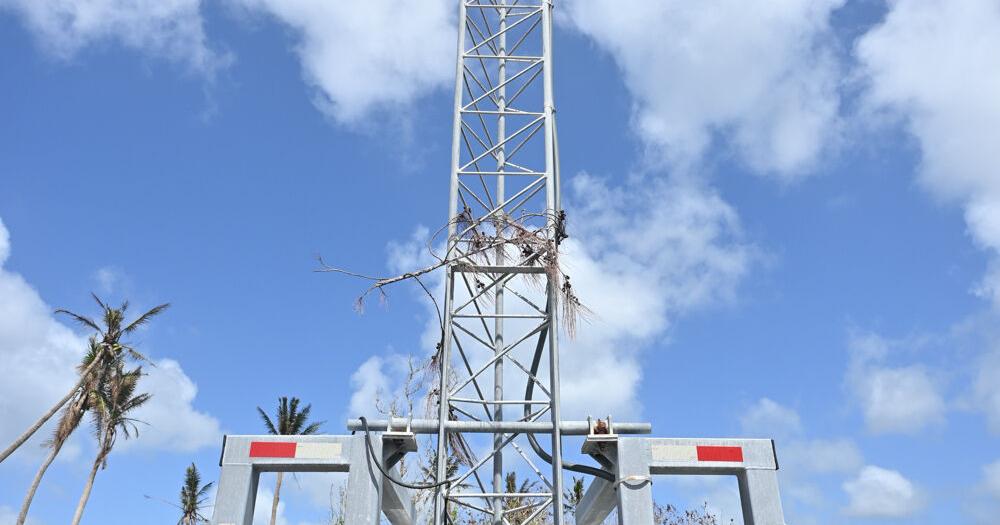 Military drills at Apra Harbor as the island's civilian defenses remain a work in progress