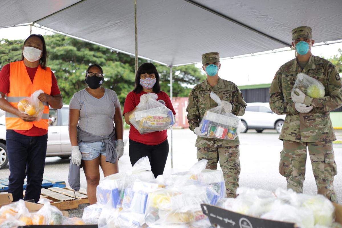 National Guard assists Barrigada Mayor's Office with emergency food