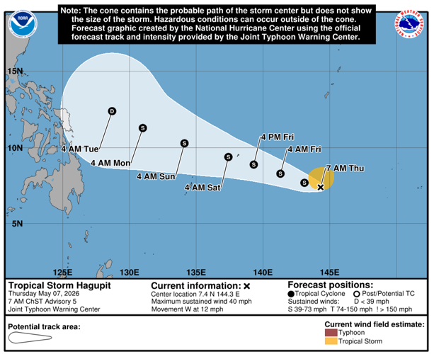 Tropical storm no threat to Marianas | Local News | postguam.com