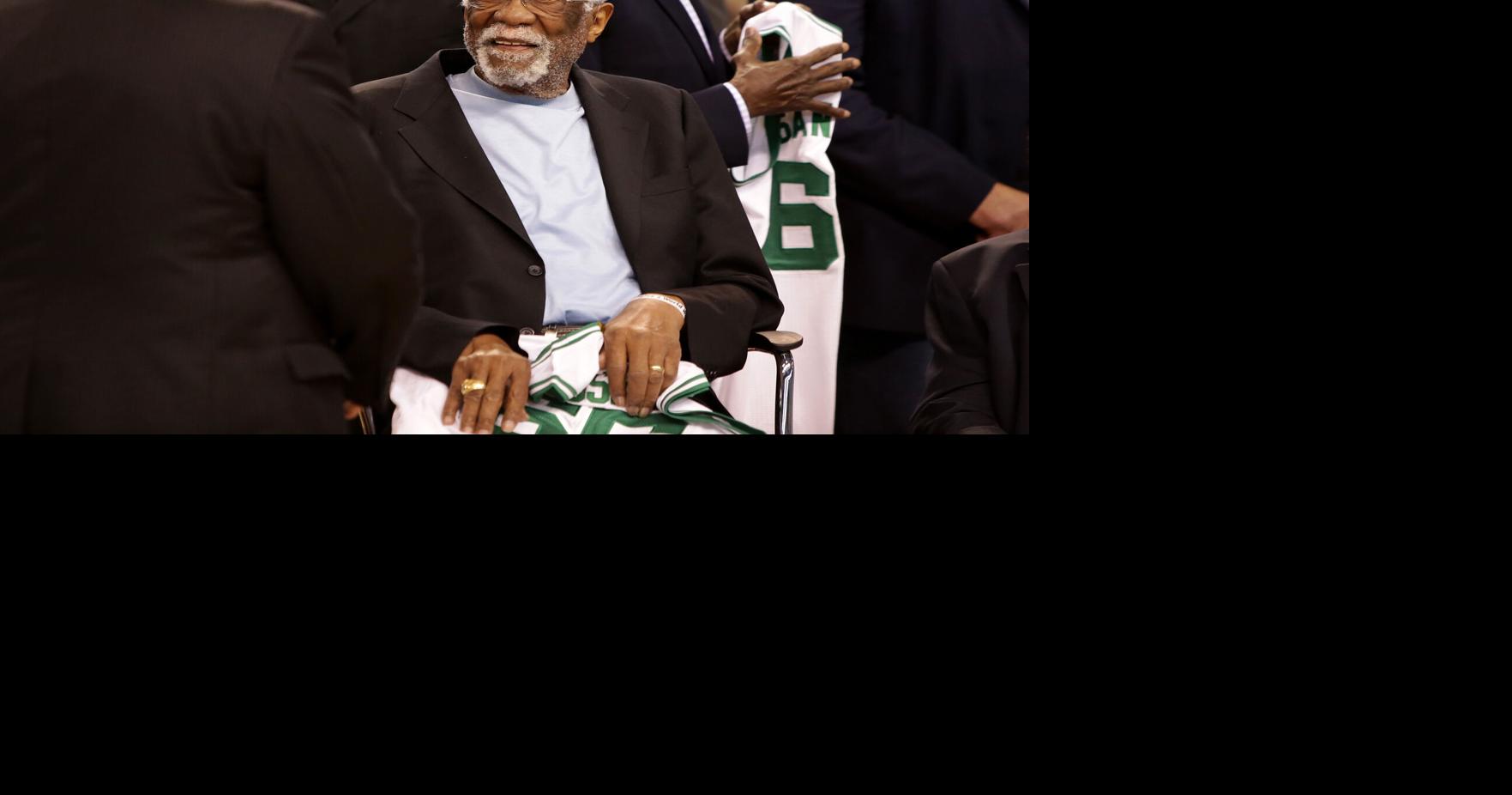 NBA unveils No. 6 patch to honor Bill Russell across league - Los Angeles  Times