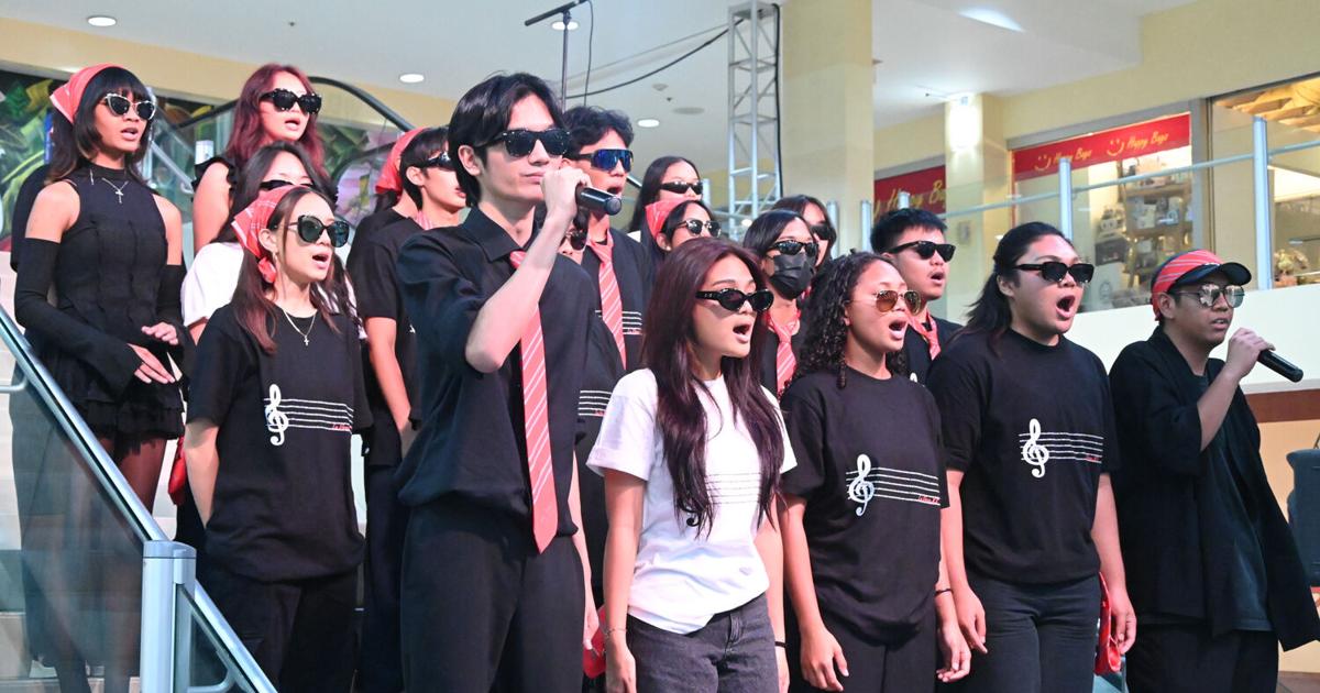 Voices of GDOE student choirs fill fine arts festival with song