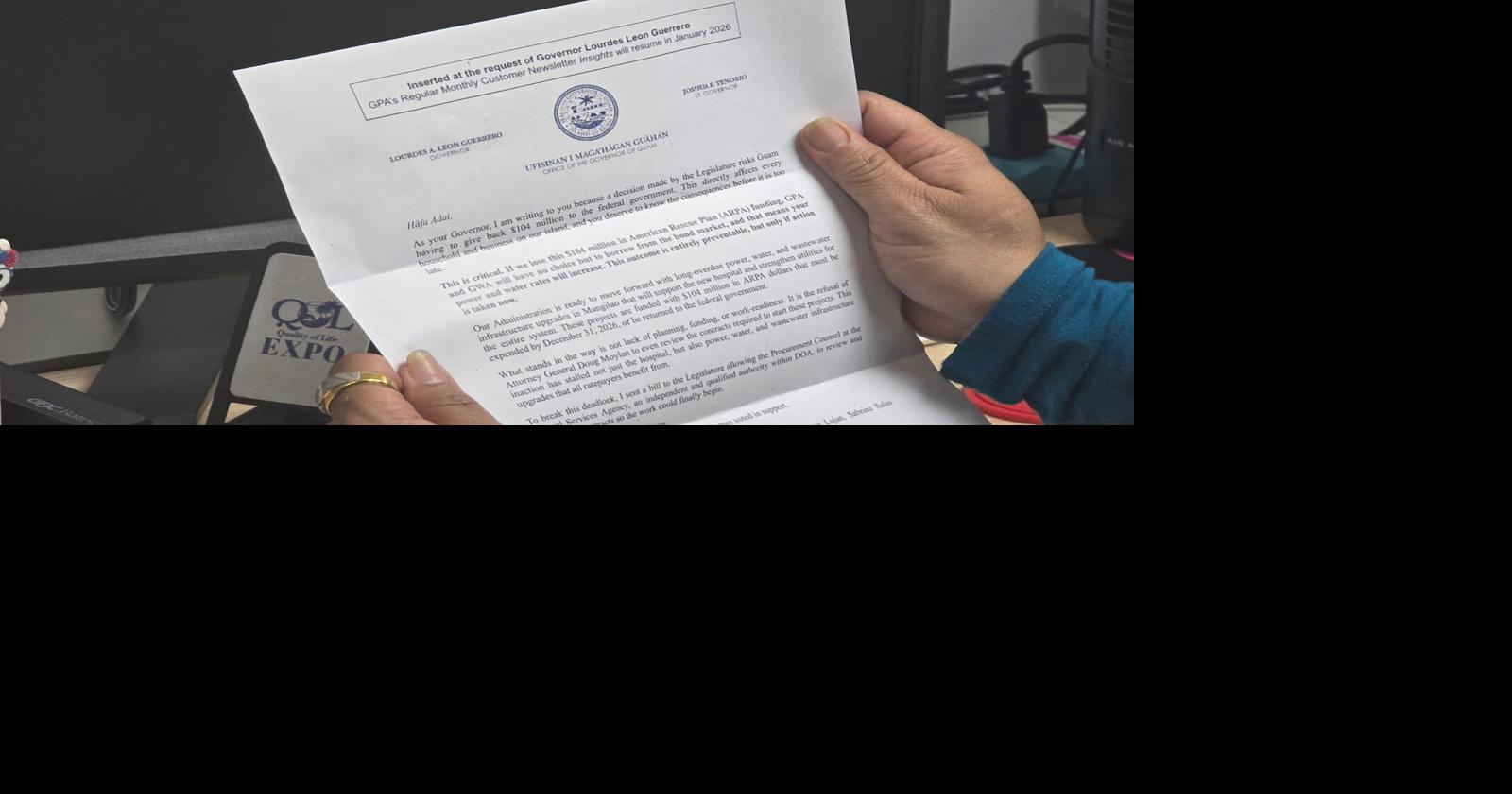 'Partisan activities': Governor’s power bill letter raises concern