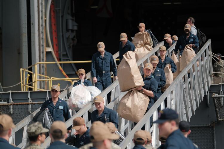 USS Theodore Roosevelt brings 6,000 sailors, locals back to Guam