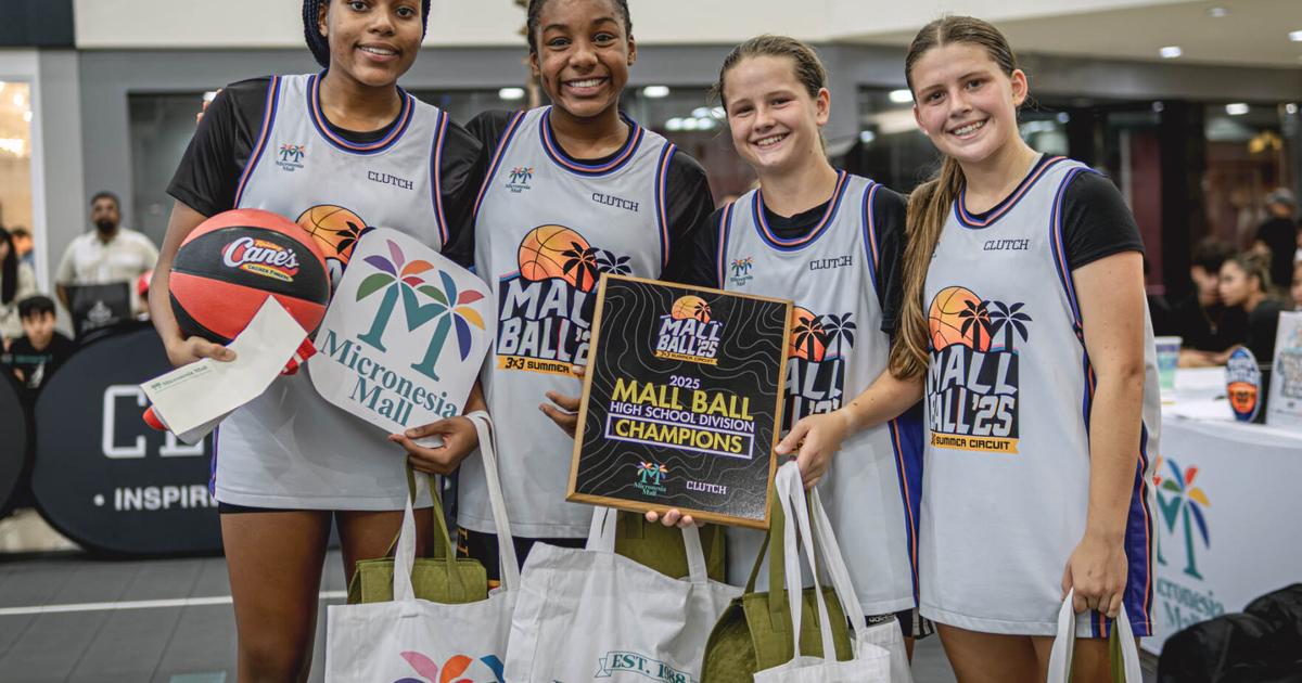 Champions crowned in basketball competition at the mall