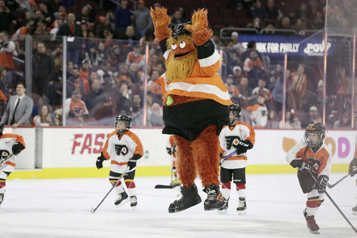 Philadelphia Flyers Mascot Gritty Accused Of Punching Boy During Photo  Shoot