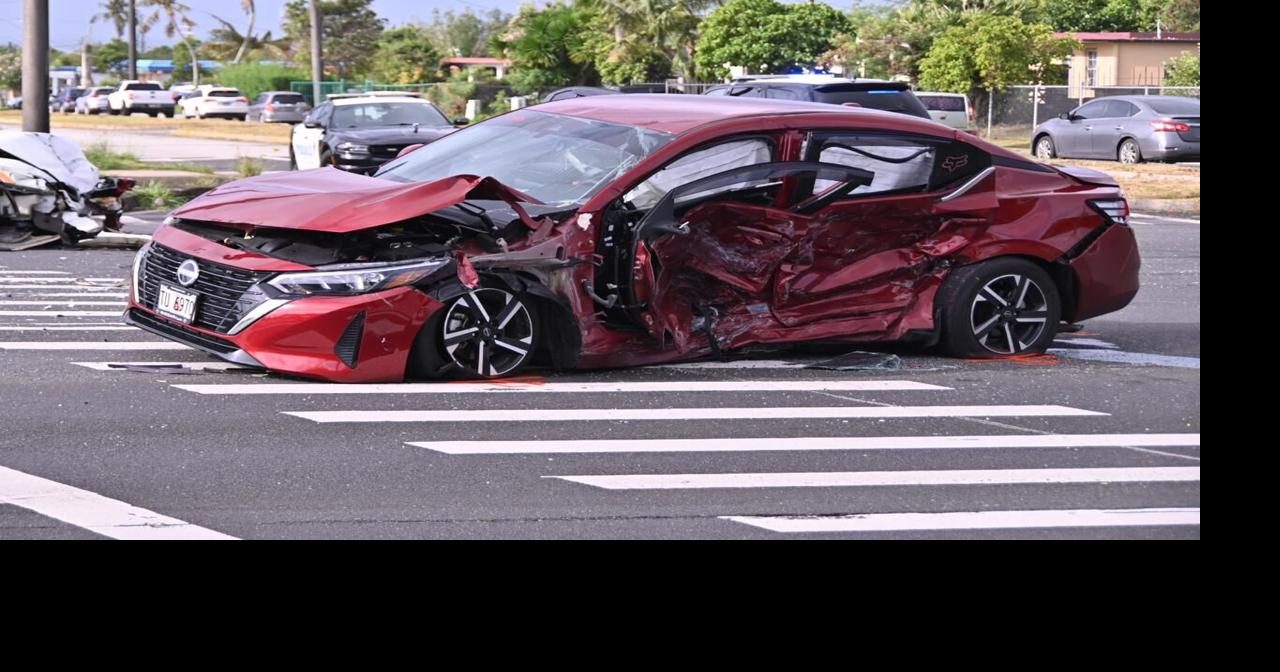 2-car collision sends woman and minor to hospital with serious injuries