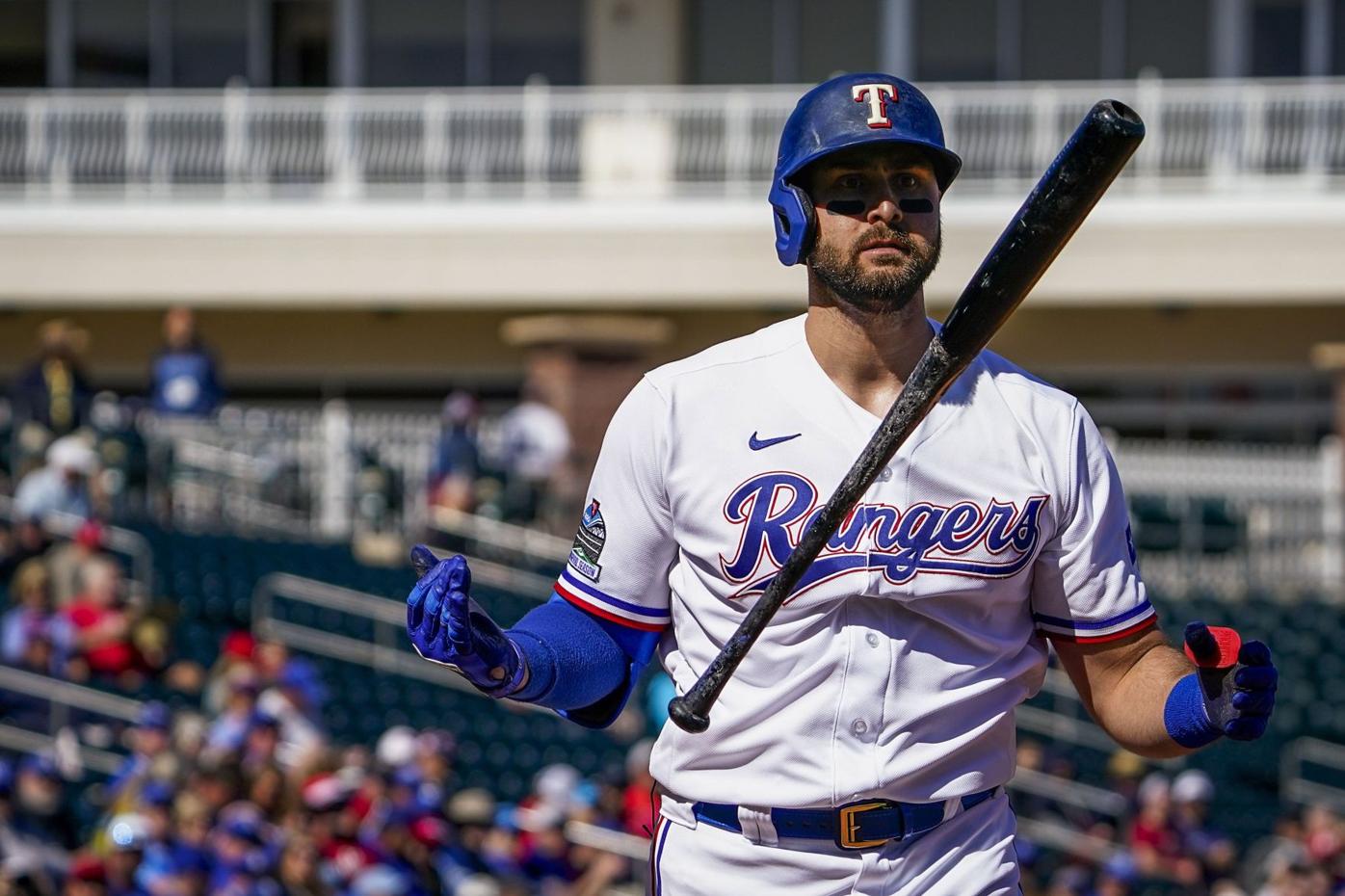 Joey Gallo reacts to scary moment with best friend Willie Calhoun