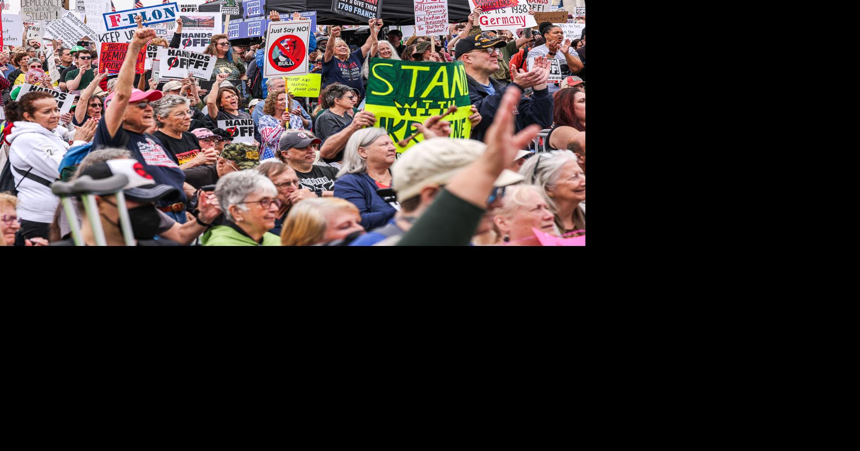 Thousands rally in D.C. as Trump protesters gather across U.S. | Nation ...
