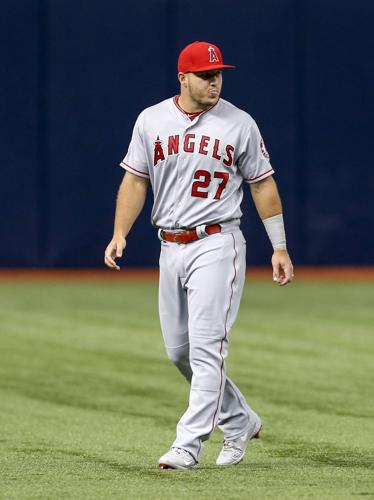 Mike Trout A.COX Los Angeles Angels 2018 Players' Weekend 8