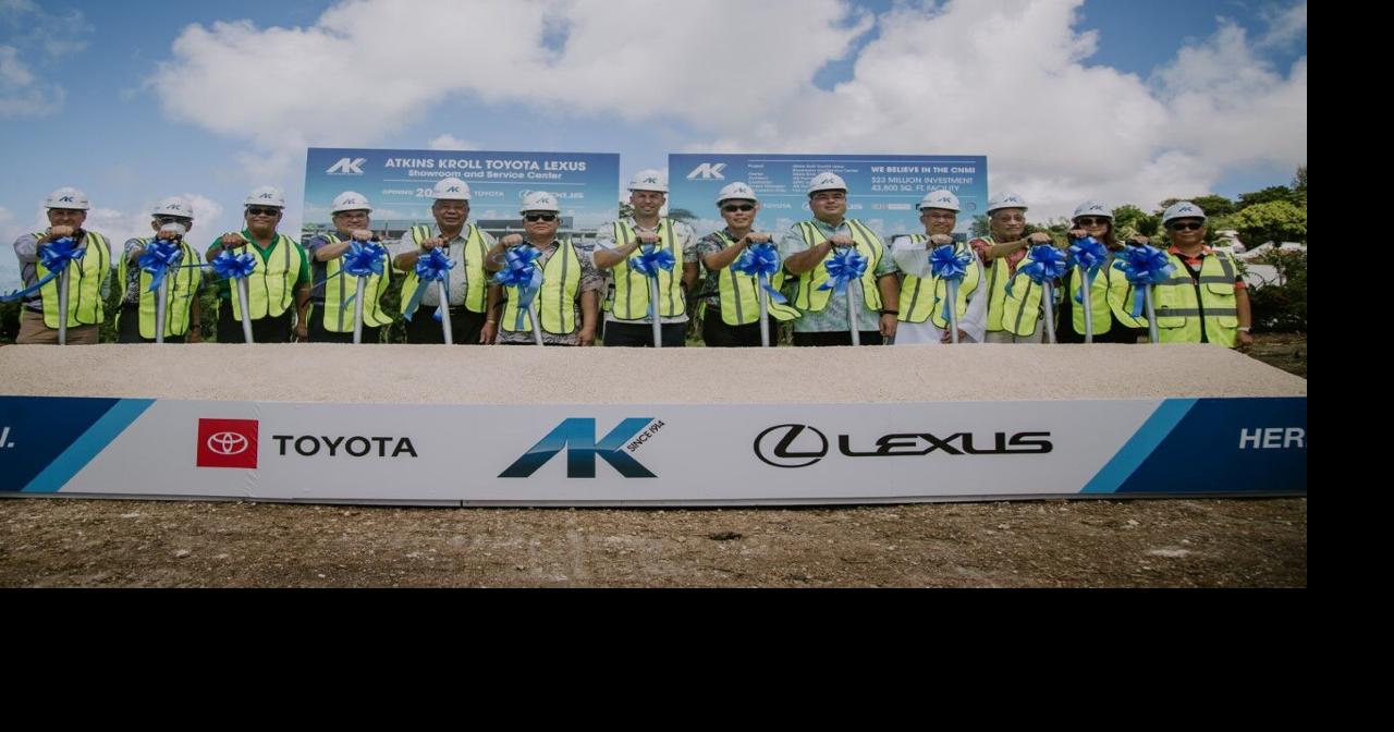 Atkins Kroll Saipan broke ground on new Toyota Lexus Showroom and