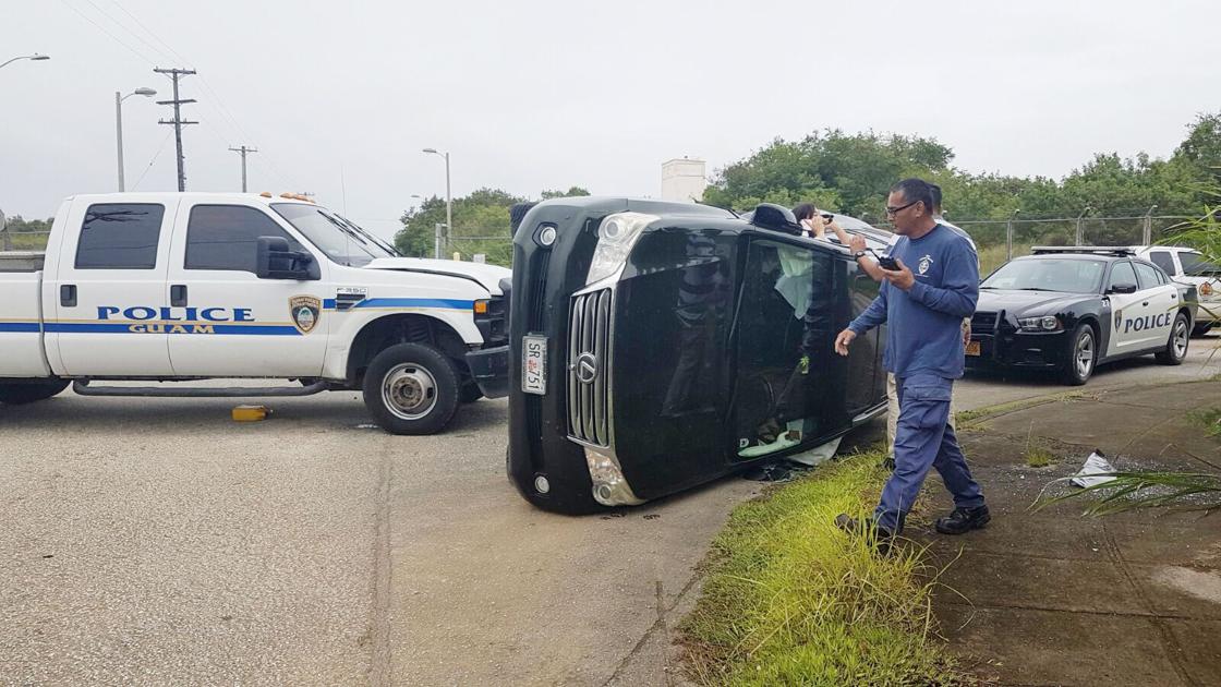 Guam police car involved in collision Guam News
