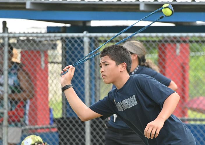 Kids brave the heat in CHamoru sling competition for fun, culture ...