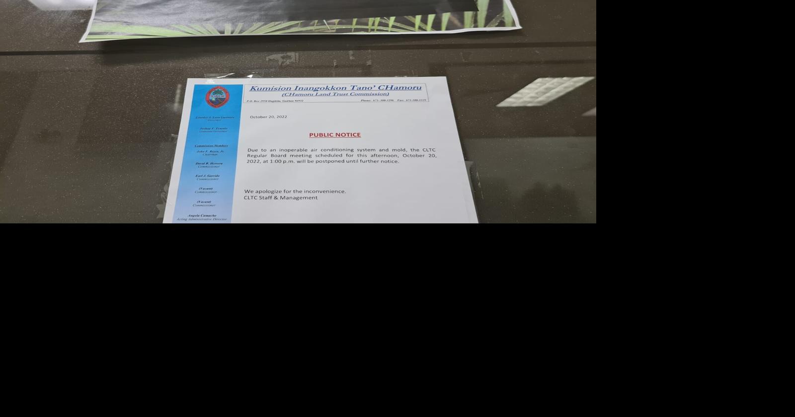 Mold, air conditioner issues close down CLTC Guam News