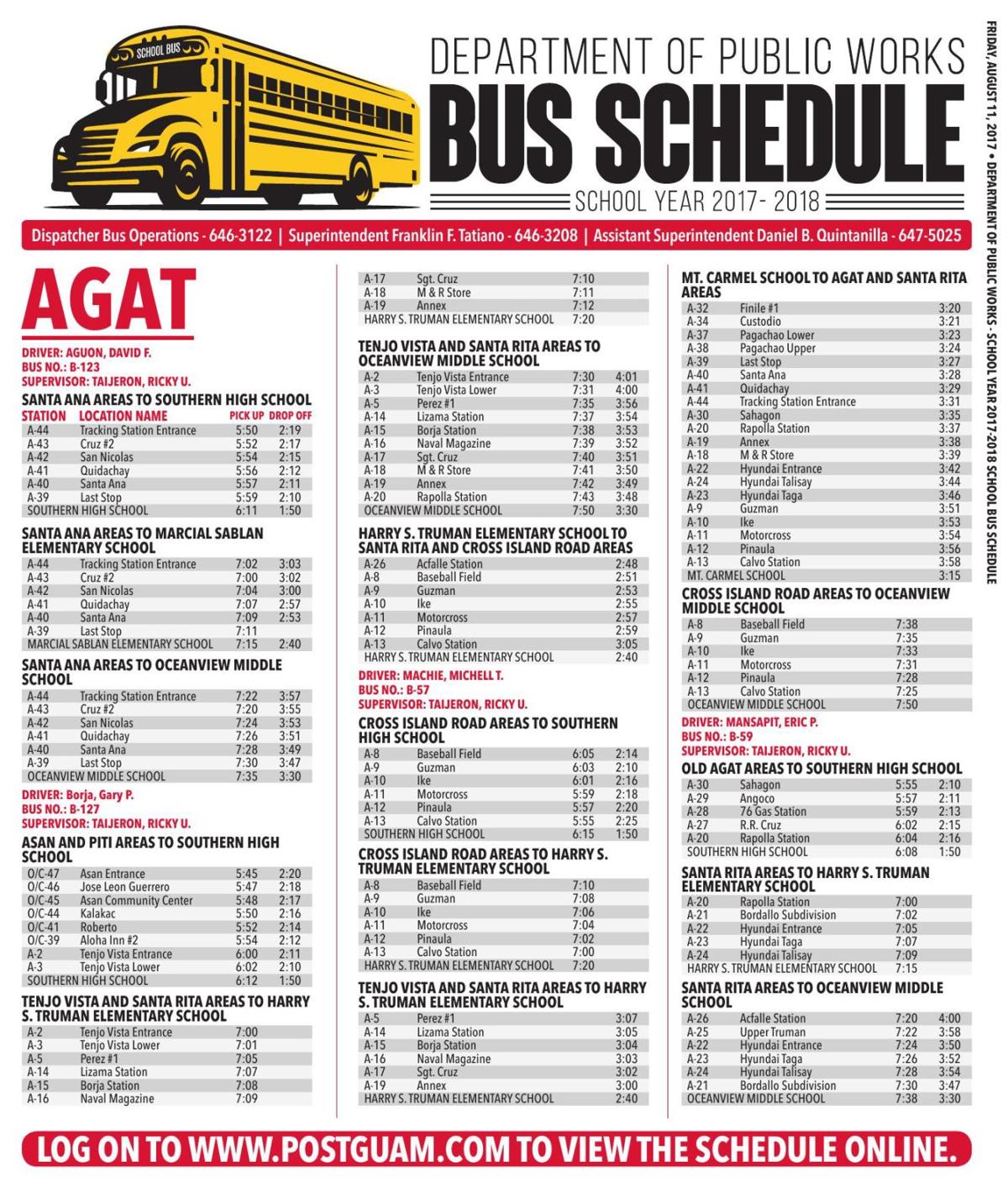 Schools gear up for Thursday Guam News