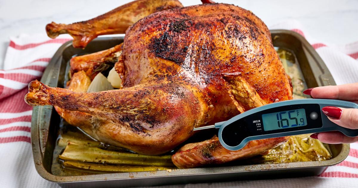 Turkey Check In How to check your turkey's temperature and know when it's done | Food ...