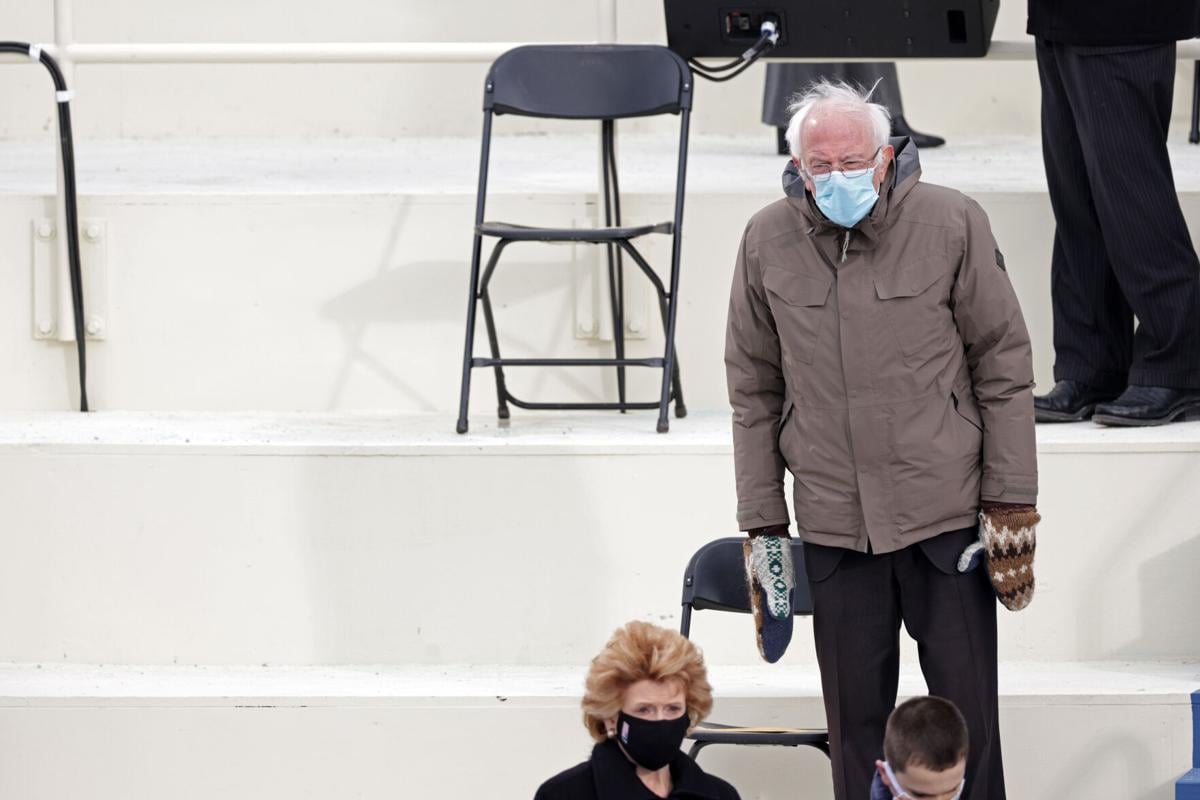 The Inside Story Of Bernie Sanders Grumpy Chic Inauguration Mittens Lifestyle Postguam Com Capitol, but sanders' mittens might have stolen some of their thunder. the inside story of bernie sanders