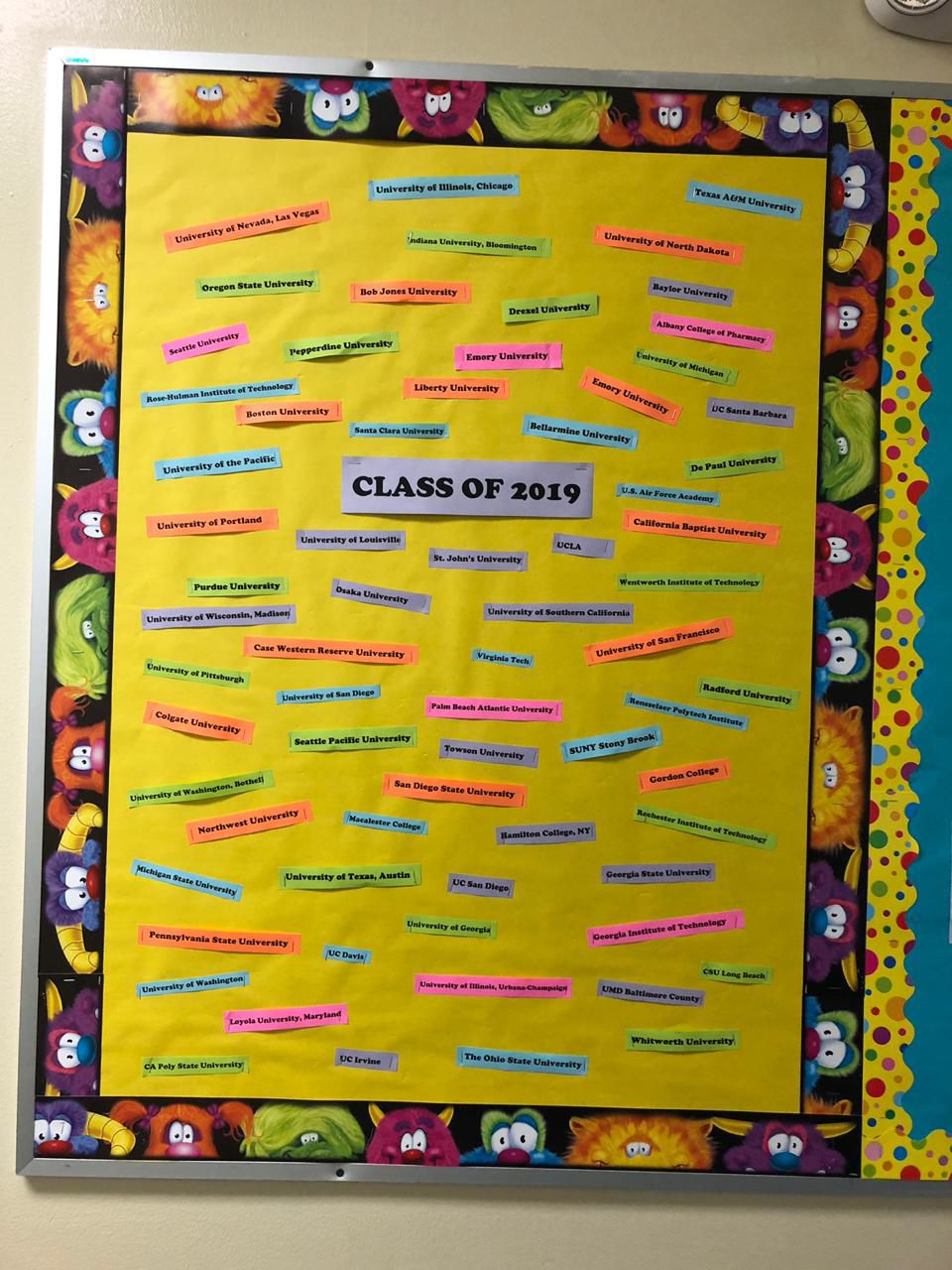 Celebrating college acceptance