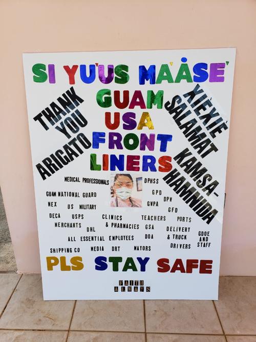 Guam Resident Thanks Front Liners Guam News Postguam Com