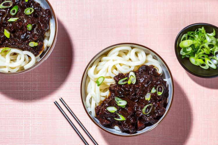 These Korean black bean noodles are salty, sweet and pure comfort
