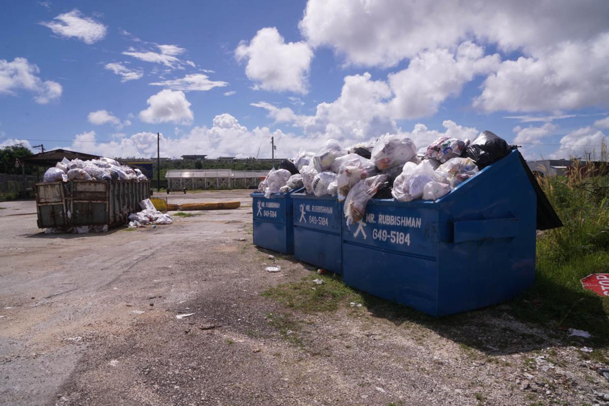 Garbage piles up behind DPW Guam News