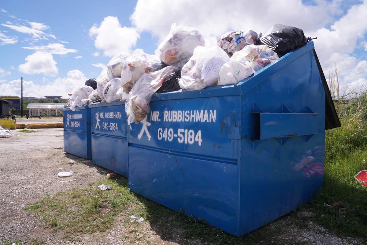 Garbage piles up behind DPW Guam News
