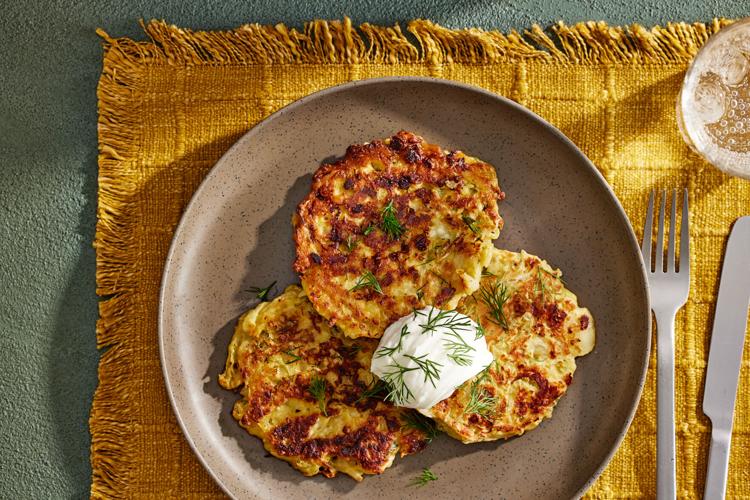 Savory cottage cheese pancakes are protein-packed and ready in minutes