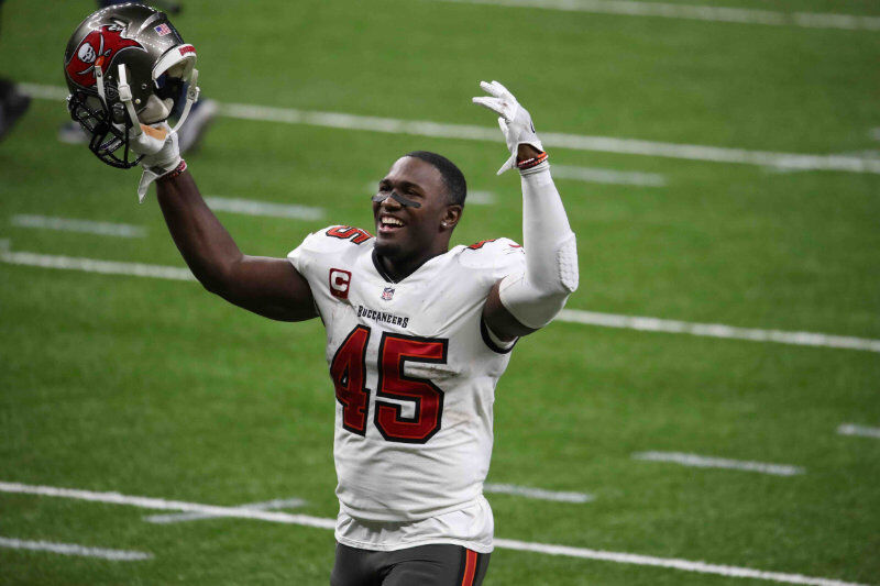 Lavonte David, Jordan Whitehead top Bucs' Super Bowl 55 injured list