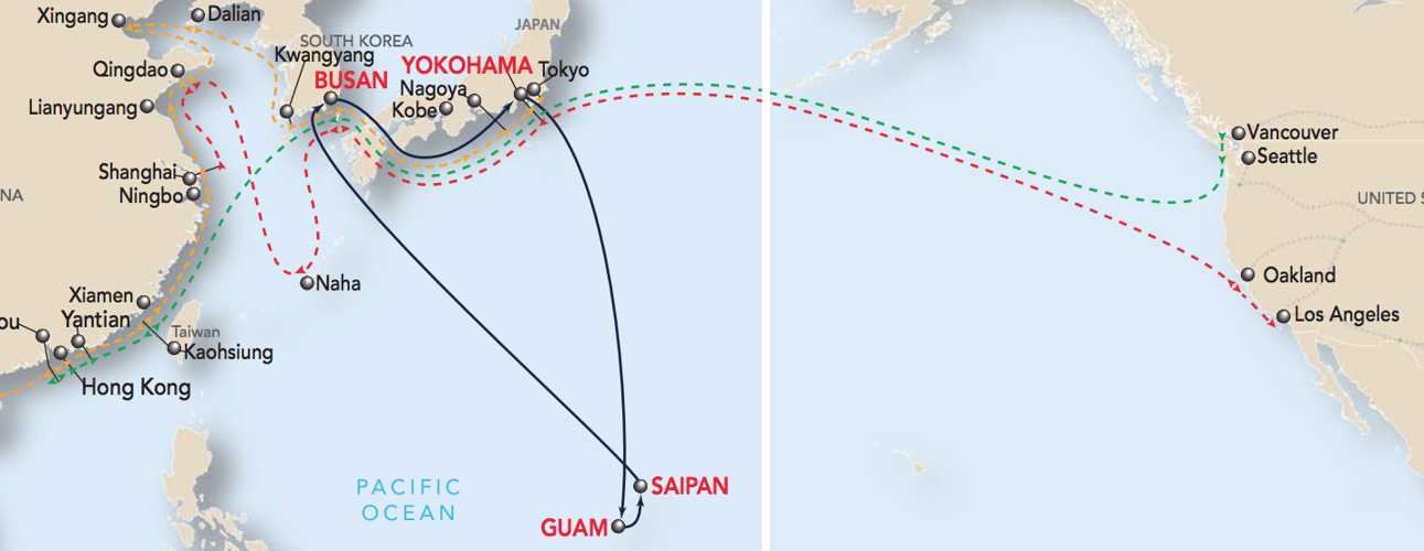 Apl Routes APL offers faster US-Guam service via Japan | World Business | postguam.com