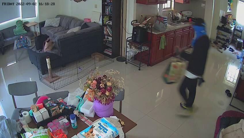 Woman in home during Dededo burglary