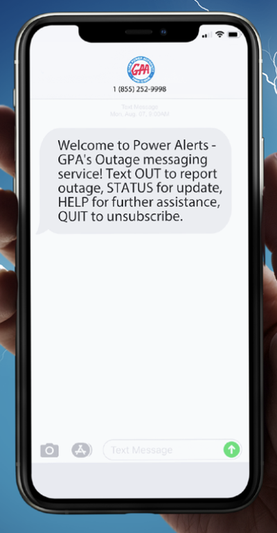 Gpa Launches Power Alerts A Two Way Sms Outage Information System Guam News Postguam Com