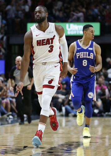 Dwyane Wade - Miami Heat - 2018-19 Season - Game-Worn 1st Half