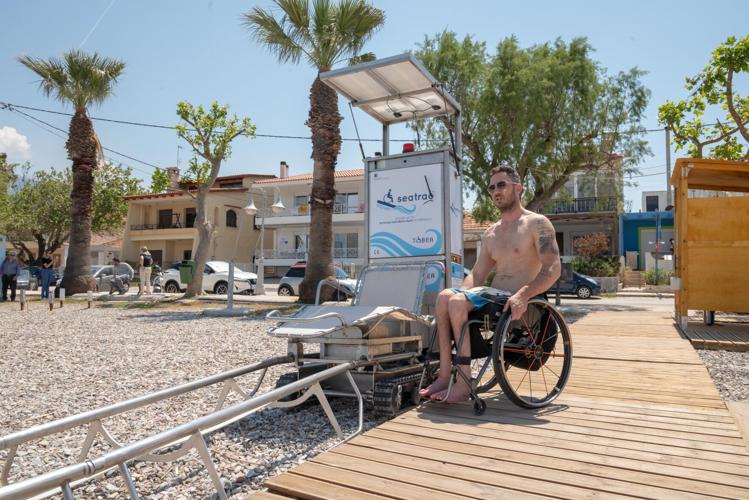 Greece makes nearly 200 beaches accessible with adaptive chairs PIC 1