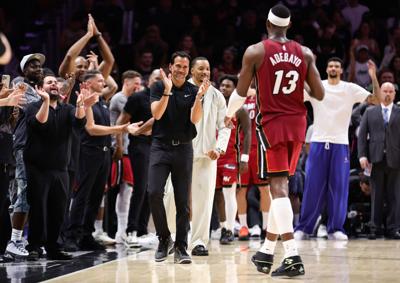 Heat coach Erik Spoelstra apologizing to no one for handling of Bam Adebayo’s 83-point game PIC 1
