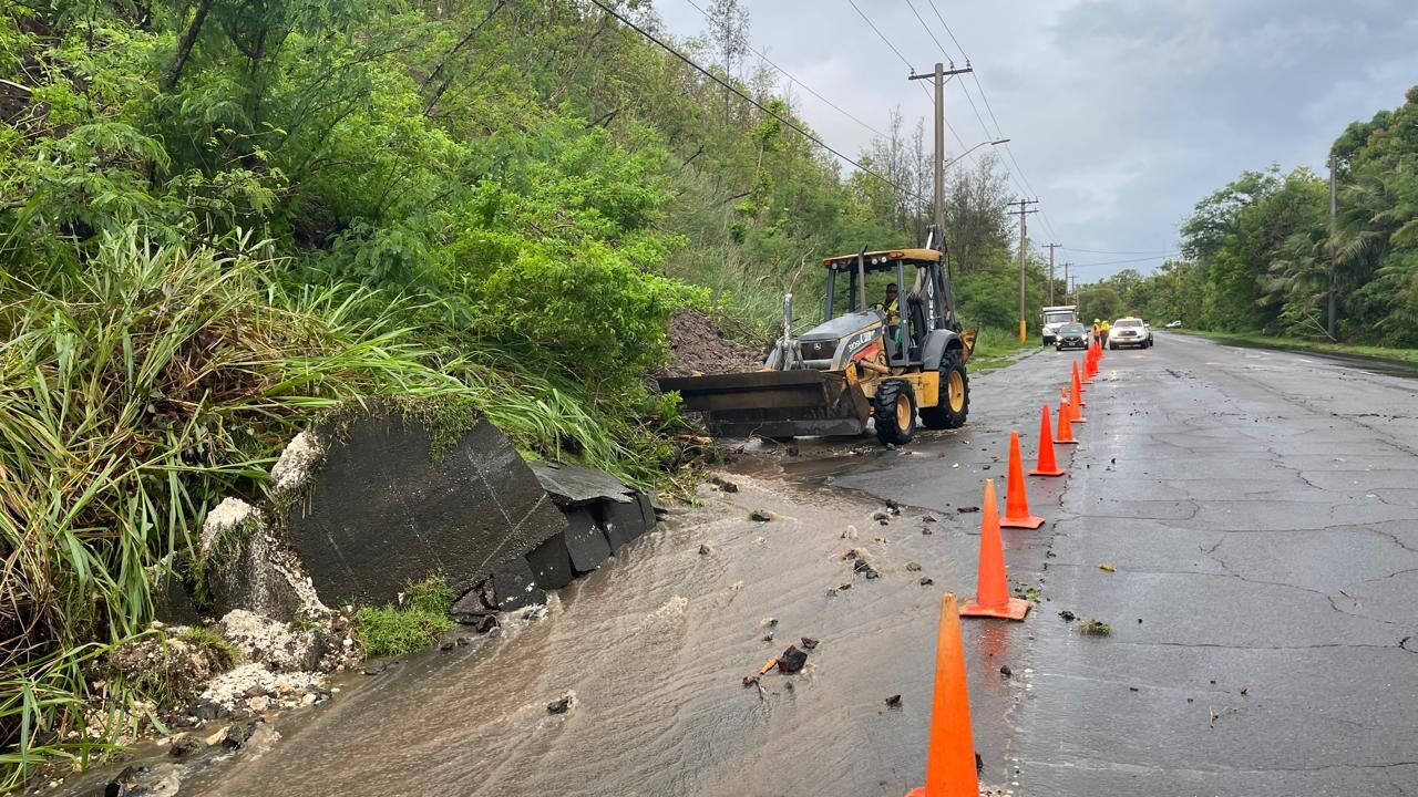 Monsoon surge floods Guam, triggers Nimitz Hill landslide | Local