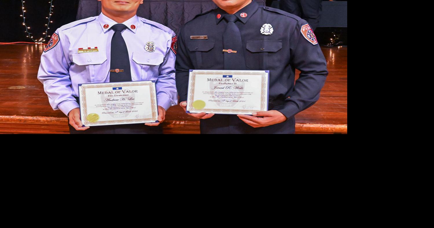 Firefighters honored with Medal of Valor | Local News | postguam.com