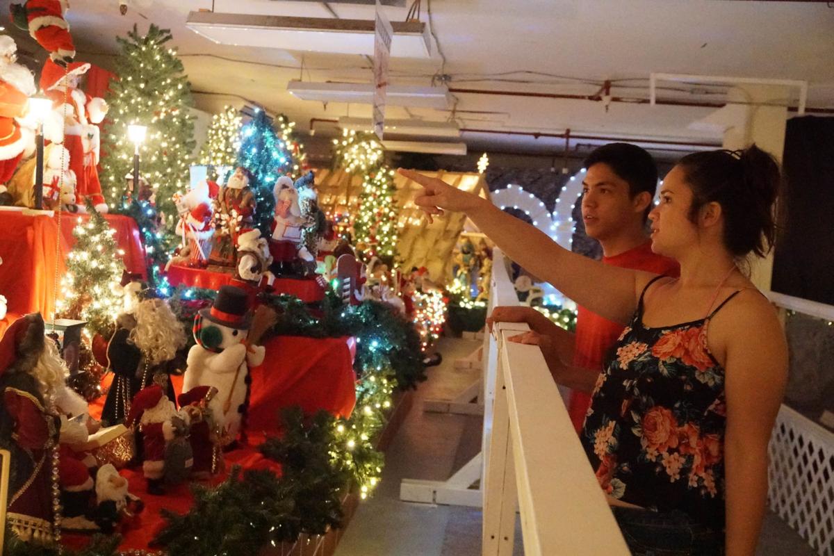 Families enjoy Christmas display in Hagåtña