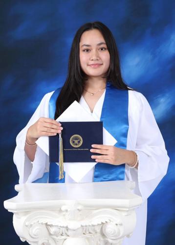 Guam High valedictorian and Shieh finalist Sophia Fernandez calculates her next move