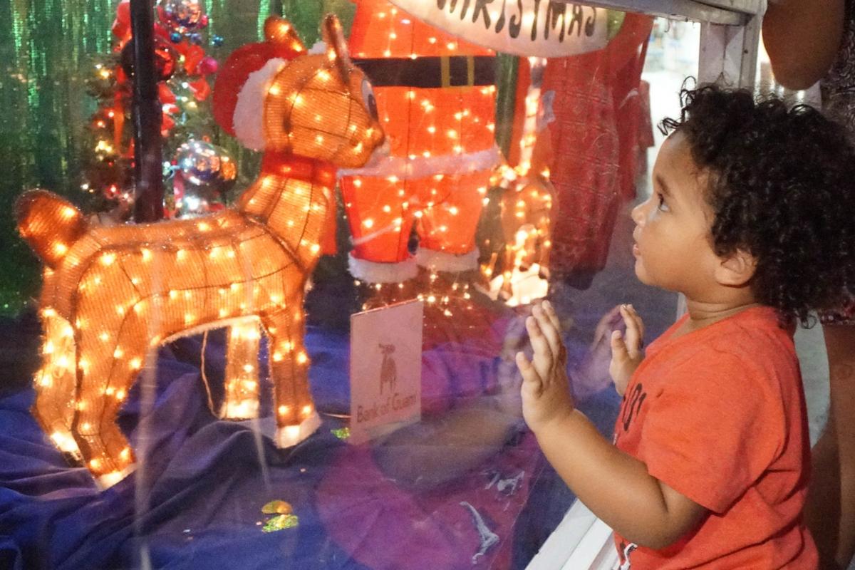 Families enjoy Christmas display in Hagåtña